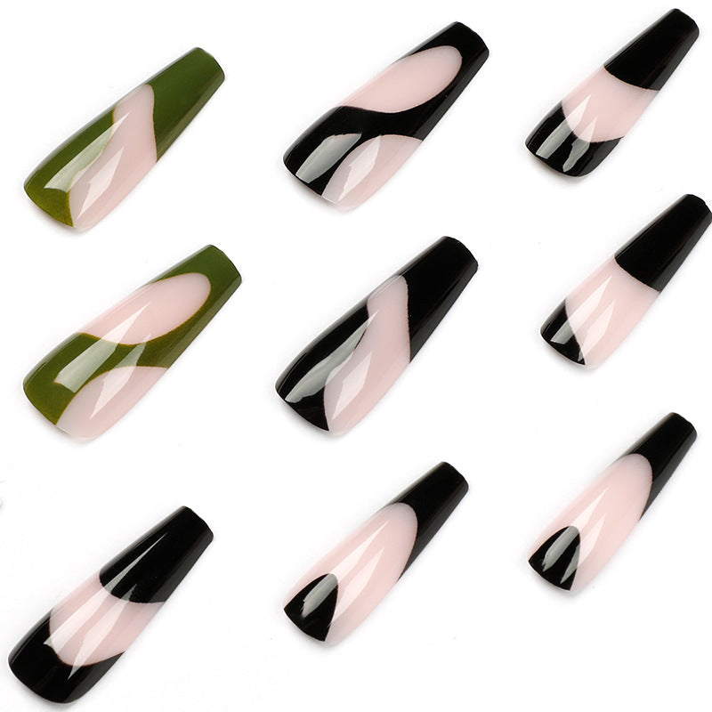 BLACK AND GREEN MANDARIN DUCK