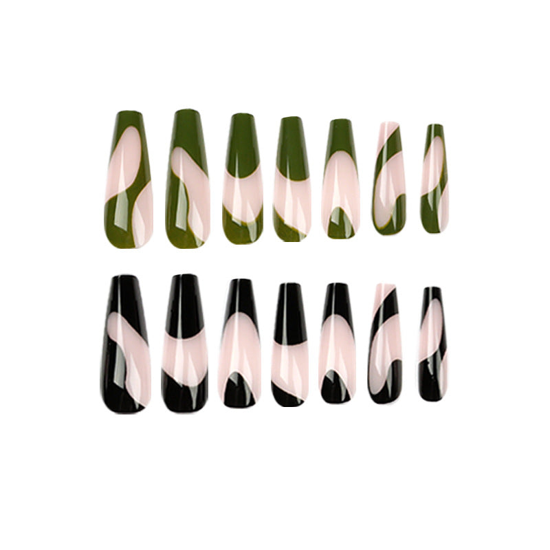 BLACK AND GREEN MANDARIN DUCK