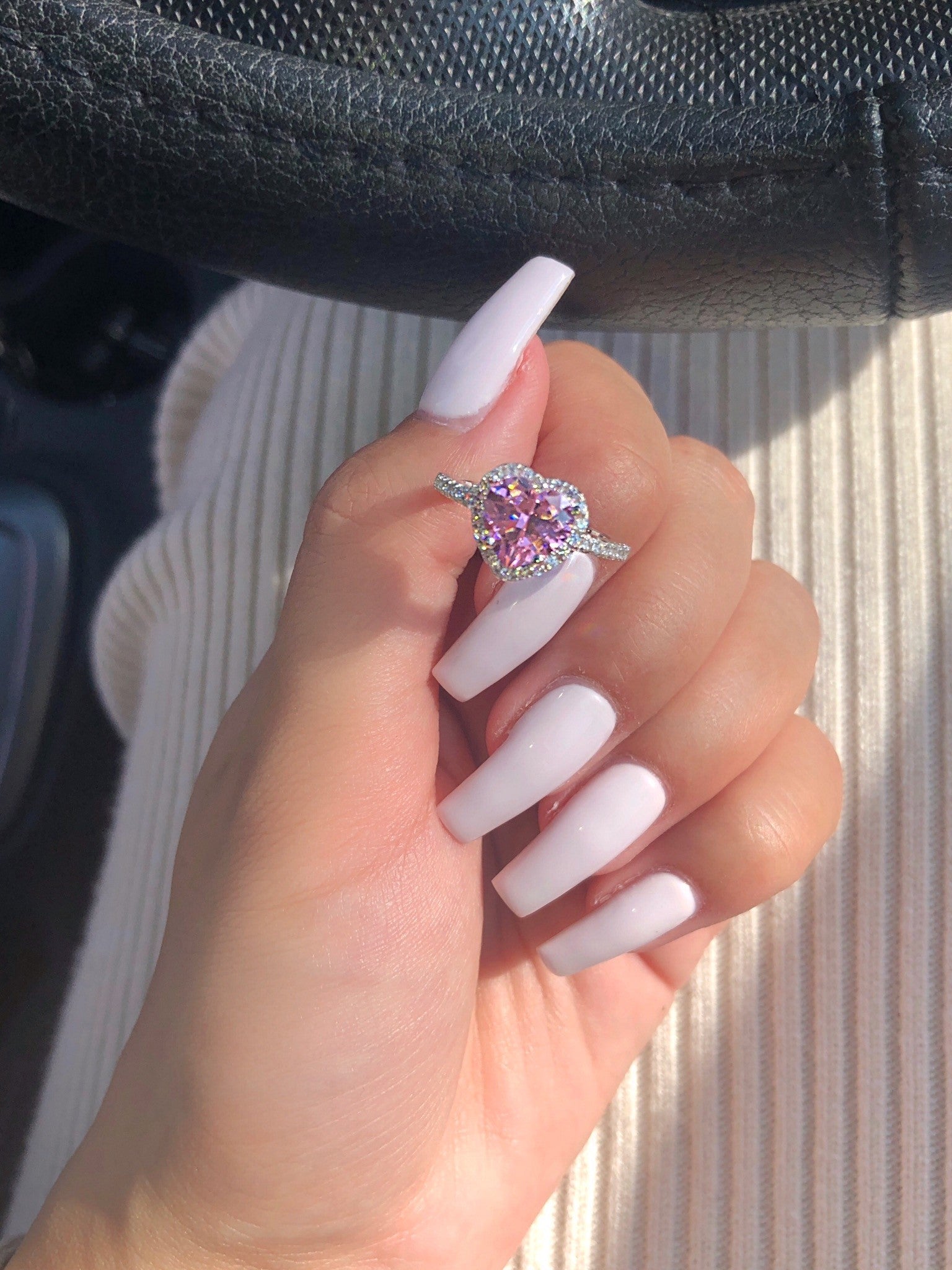 Be Mine Pink Heart Ring