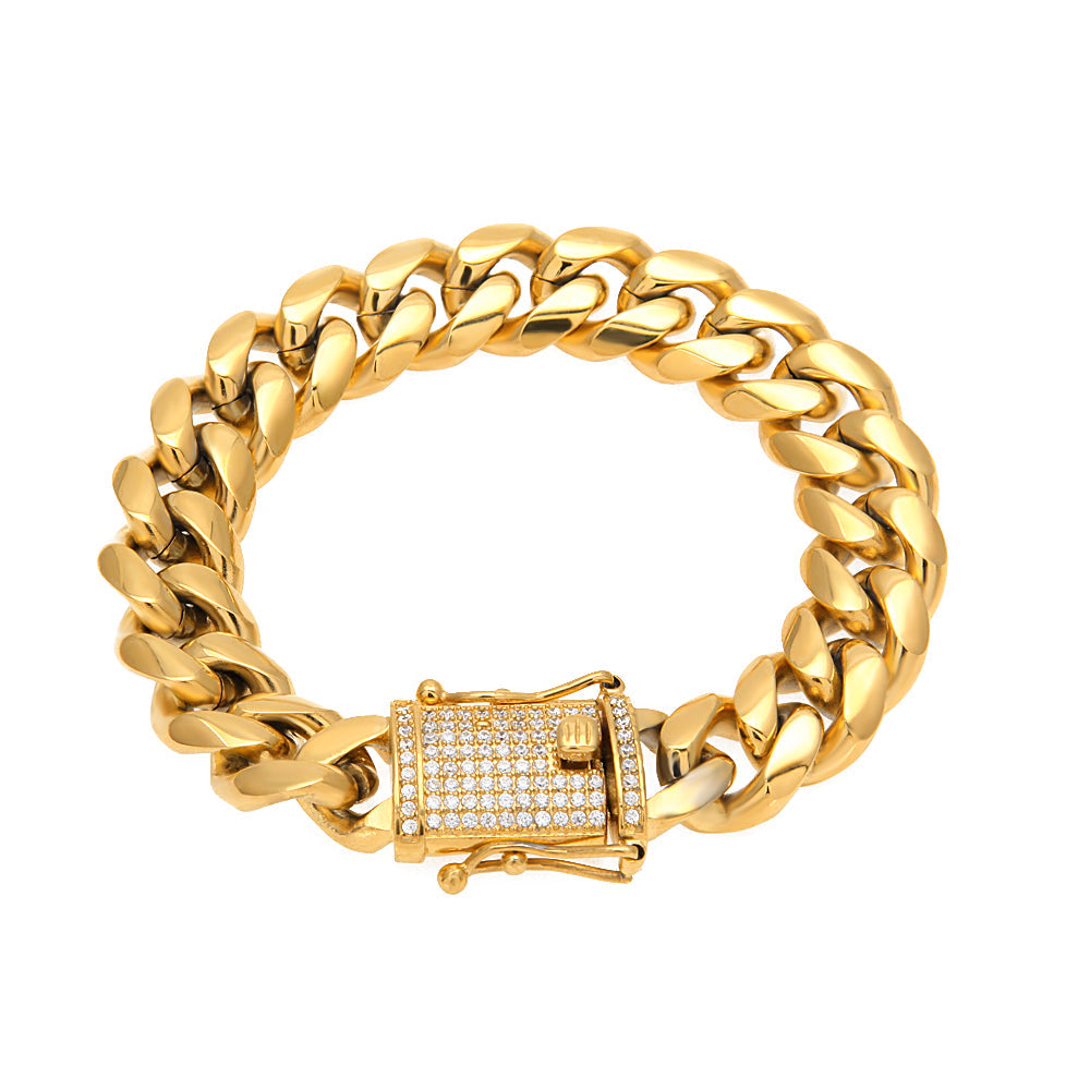 Klobiges kubanisches Gliederarmband