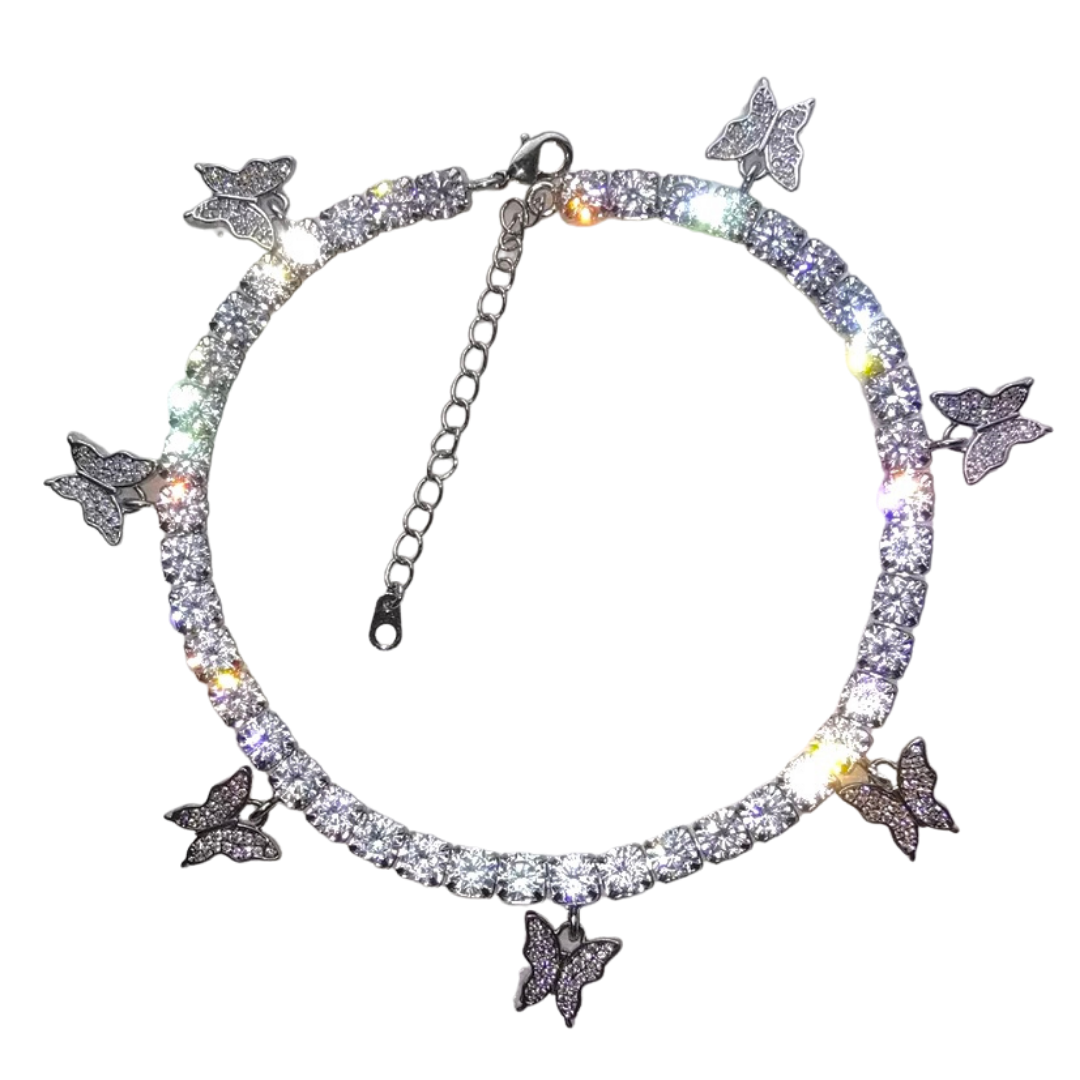 Tennis Butterfly Anklet