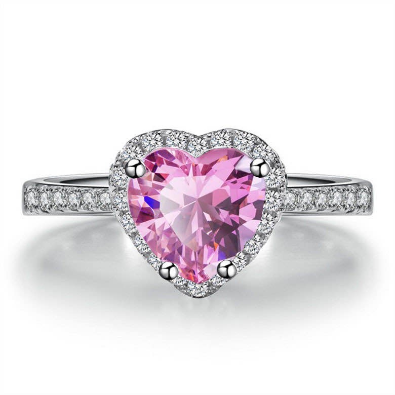 Be Mine Pink Heart Ring